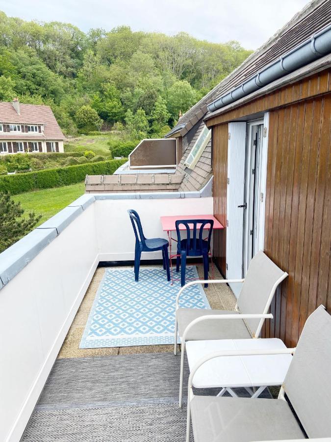 A 10 Minutes A Pieds De La Plage, Residence La Corniche Du Mont Canisy - Traveller Award 2023 布伦维尔索梅 外观 照片